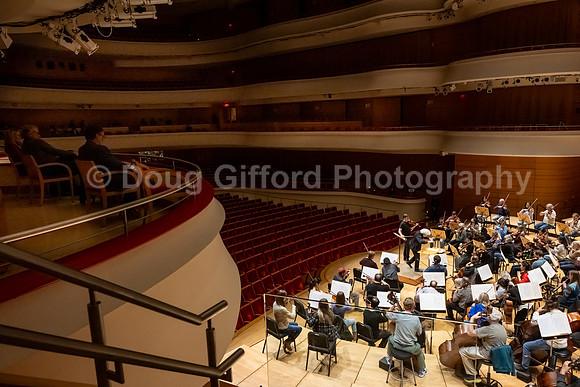Pacific Symphony VIP dinner and rehearsal for Joshua Bell & Larisa Martínez: Voice & the Violin