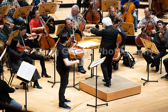 Pacific Symphony VIP dinner and rehearsal for Joshua Bell & Larisa Martínez: Voice & the Violin