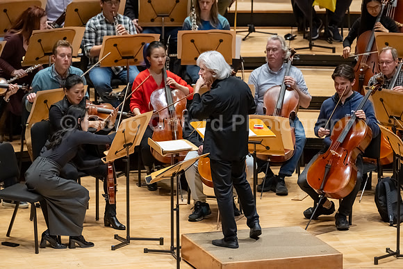 Pacific Symphony VIP dinner and rehearsal for Joshua Bell & Larisa Martínez: Voice & the Violin