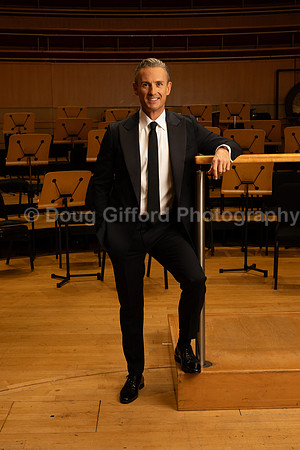 Media Portraits of Alexander Shelley, the Pacific Symphony's new Artistic and Music Director