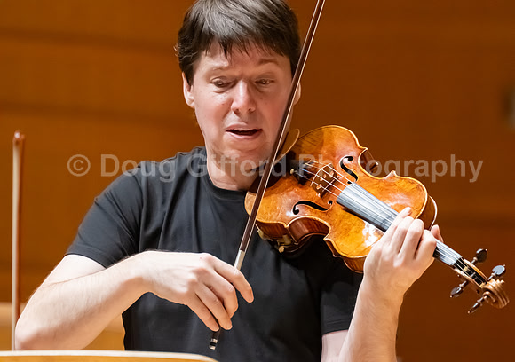 Pacific Symphony VIP dinner and rehearsal for Joshua Bell & Larisa Martínez: Voice & the Violin
