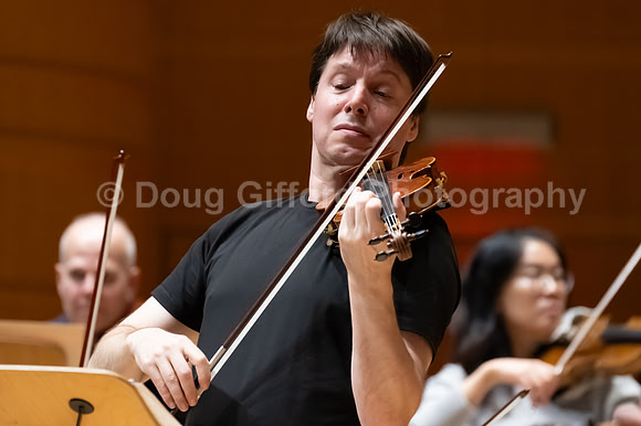 Pacific Symphony VIP dinner and rehearsal for Joshua Bell & Larisa Martínez: Voice & the Violin