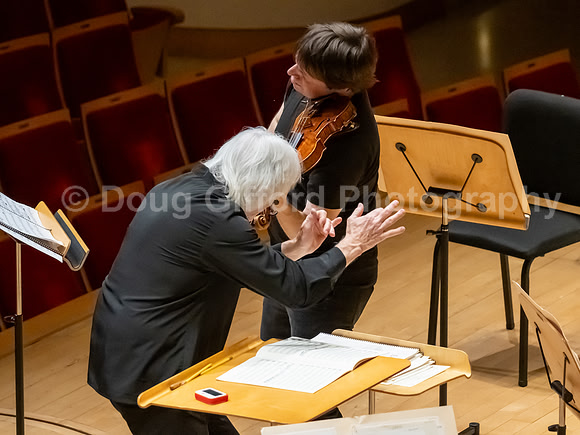 Pacific Symphony VIP dinner and rehearsal for Joshua Bell & Larisa Martínez: Voice & the Violin