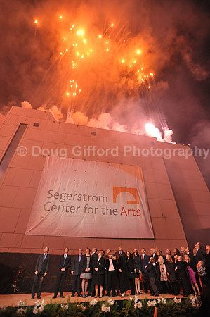 Orange County Performing Arts Center renaming ceremony to Segerstrom Center for the Arts.