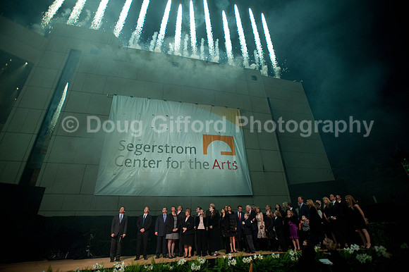 Orange County Performing Arts Center renaming ceremony to Segerstrom Center for the Arts.