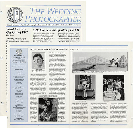 WPI - The Wedding Photographer - Nov 1994