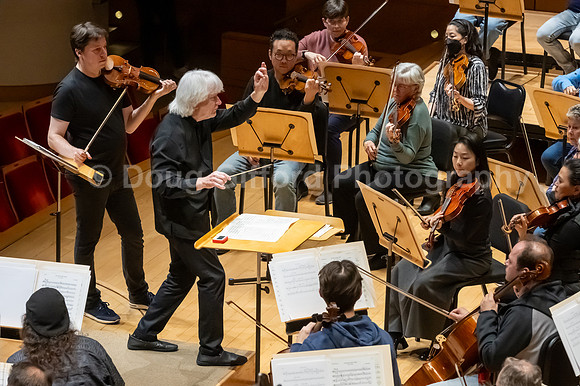 Pacific Symphony VIP dinner and rehearsal for Joshua Bell & Larisa Martínez: Voice & the Violin