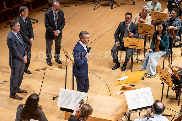 Pacific Symphony - Introduction of Alexander Shelley to the Orchestra
