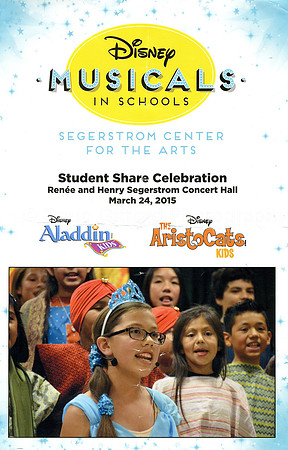 SCFTA Disney Musicals in Schools Program (Cover) March 24 2015