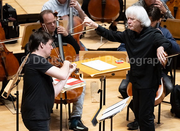 Pacific Symphony VIP dinner and rehearsal for Joshua Bell & Larisa Martínez: Voice & the Violin