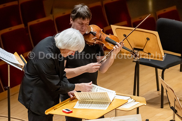 Pacific Symphony VIP dinner and rehearsal for Joshua Bell & Larisa Martínez: Voice & the Violin