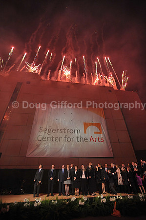 Orange County Performing Arts Center renaming ceremony to Segerstrom Center for the Arts.