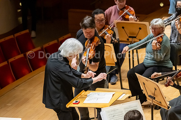 Pacific Symphony VIP dinner and rehearsal for Joshua Bell & Larisa Martínez: Voice & the Violin