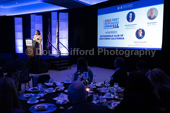 Orange County Business Council - 2024 First Responders Dinner