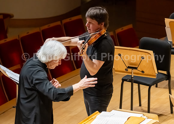 Pacific Symphony VIP dinner and rehearsal for Joshua Bell & Larisa Martínez: Voice & the Violin