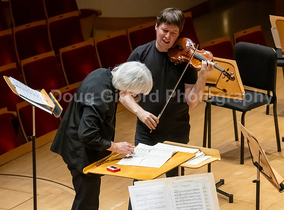 Pacific Symphony VIP dinner and rehearsal for Joshua Bell & Larisa Martínez: Voice & the Violin