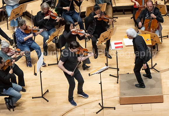 Pacific Symphony VIP dinner and rehearsal for Joshua Bell & Larisa Martínez: Voice & the Violin