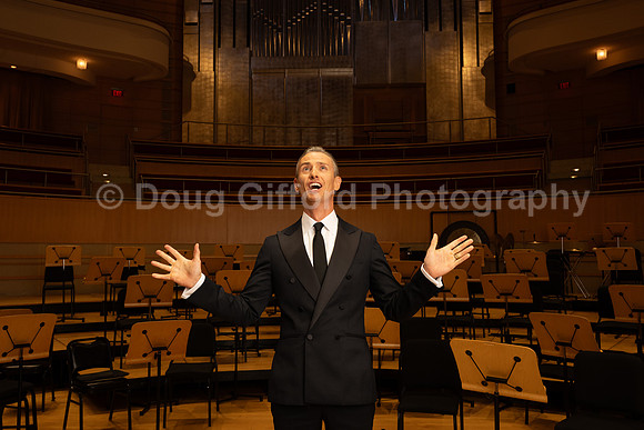 Media Portraits of Alexander Shelley, the Pacific Symphony's new Artistic and Music Director