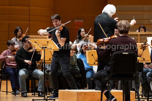 Pacific Symphony VIP dinner and rehearsal for Joshua Bell & Larisa Martínez: Voice & the Violin