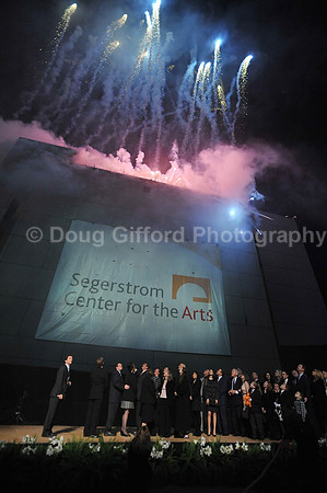 Orange County Performing Arts Center renaming ceremony to Segerstrom Center for the Arts.