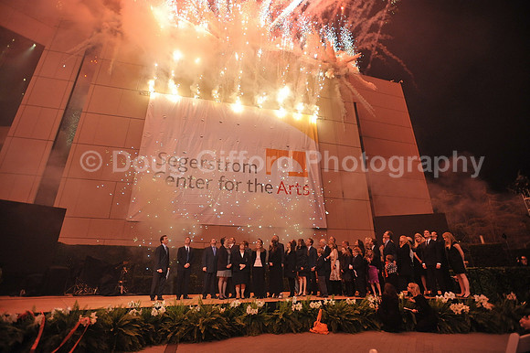 Orange County Performing Arts Center renaming ceremony to Segerstrom Center for the Arts.