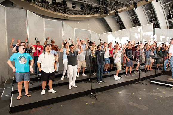 MenAlive at the Hollywood Bowl