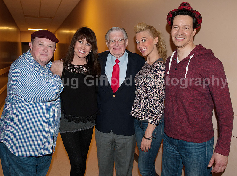 Frank Gorey and cast of "I Love Lucy" backstage at SCFTA 032214