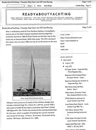 Ready About Yachting - July 13, 2013