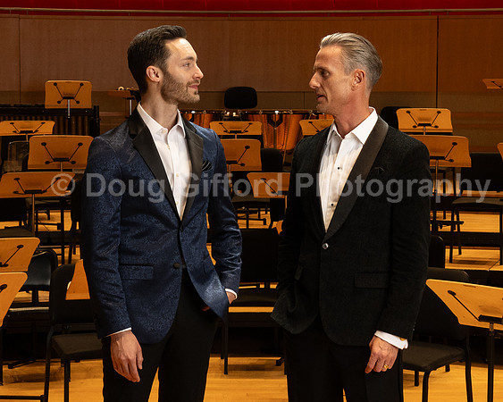 Portraits of the Pacific Symphony Artistic & Music Director Designate, Alexander Shelley and Pacific Symphony Principal Pops Conductor, Enrico Lopez-Yañez