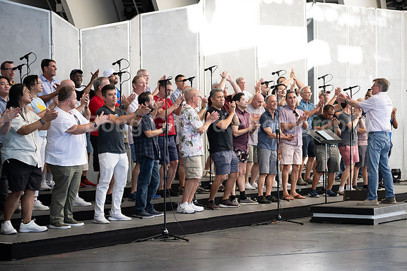 MenAlive at the Hollywood Bowl