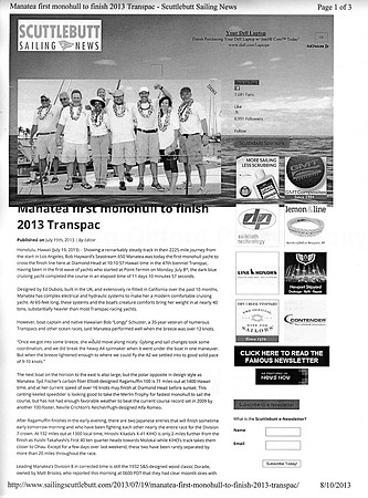 Scuttlebutt Sailing News - July 19, 2013