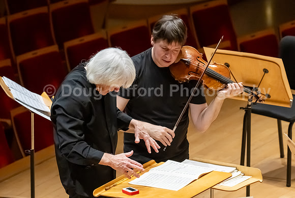 Pacific Symphony VIP dinner and rehearsal for Joshua Bell & Larisa Martínez: Voice & the Violin