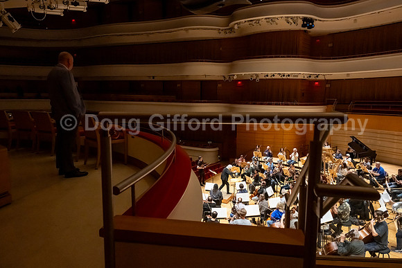Pacific Symphony VIP dinner and rehearsal for Joshua Bell & Larisa Martínez: Voice & the Violin