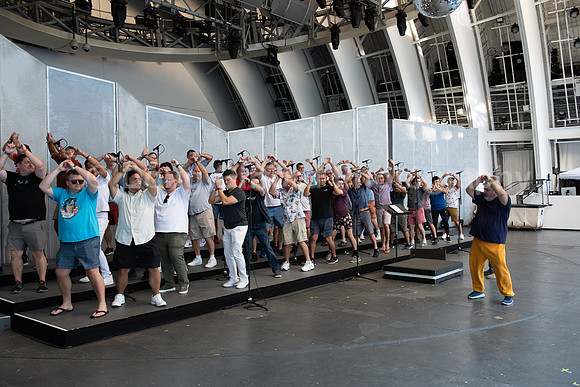 MenAlive at the Hollywood Bowl