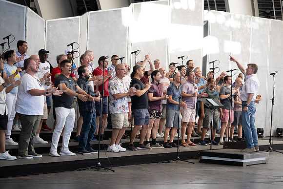 MenAlive at the Hollywood Bowl
