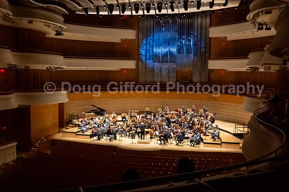 Pacific Symphony VIP dinner and rehearsal for Joshua Bell & Larisa Martínez: Voice & the Violin