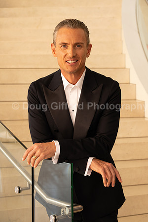 Media Portraits of Alexander Shelley, the Pacific Symphony's new Artistic and Music Director