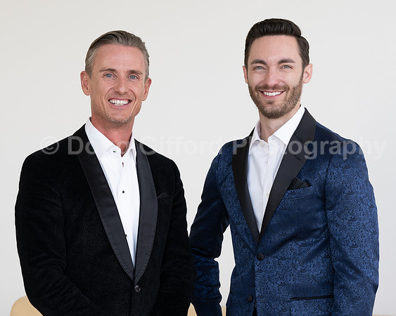 Portraits of the Pacific Symphony Artistic & Music Director Designate, Alexander Shelley and Pacific Symphony Principal Pops Conductor, Enrico Lopez-Yañez