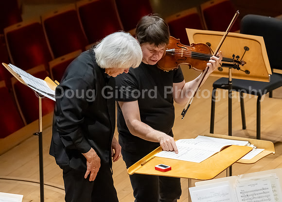 Pacific Symphony VIP dinner and rehearsal for Joshua Bell & Larisa Martínez: Voice & the Violin