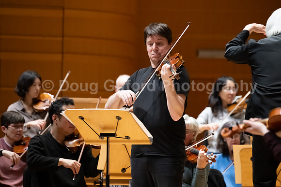 Pacific Symphony VIP dinner and rehearsal for Joshua Bell & Larisa Martínez: Voice & the Violin