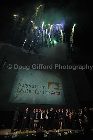 Orange County Performing Arts Center renaming ceremony to Segerstrom Center for the Arts.