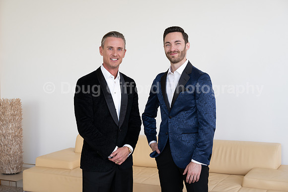 Portraits of the Pacific Symphony Artistic & Music Director Designate, Alexander Shelley and Pacific Symphony Principal Pops Conductor, Enrico Lopez-Yañez