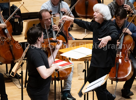 Pacific Symphony VIP dinner and rehearsal for Joshua Bell & Larisa Martínez: Voice & the Violin
