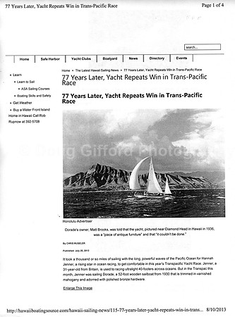 Hawaii Sailing News - July25, 2013