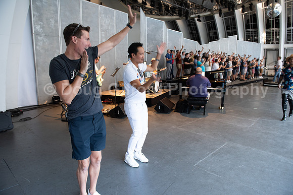 MenAlive at the Hollywood Bowl