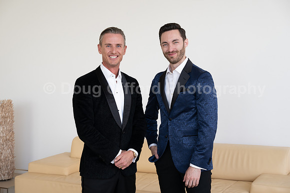 Portraits of the Pacific Symphony Artistic & Music Director Designate, Alexander Shelley and Pacific Symphony Principal Pops Conductor, Enrico Lopez-Yañez
